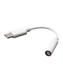 Akasa USB Type-C Male to 3.5mm Jack Female Adapter  10cm  White