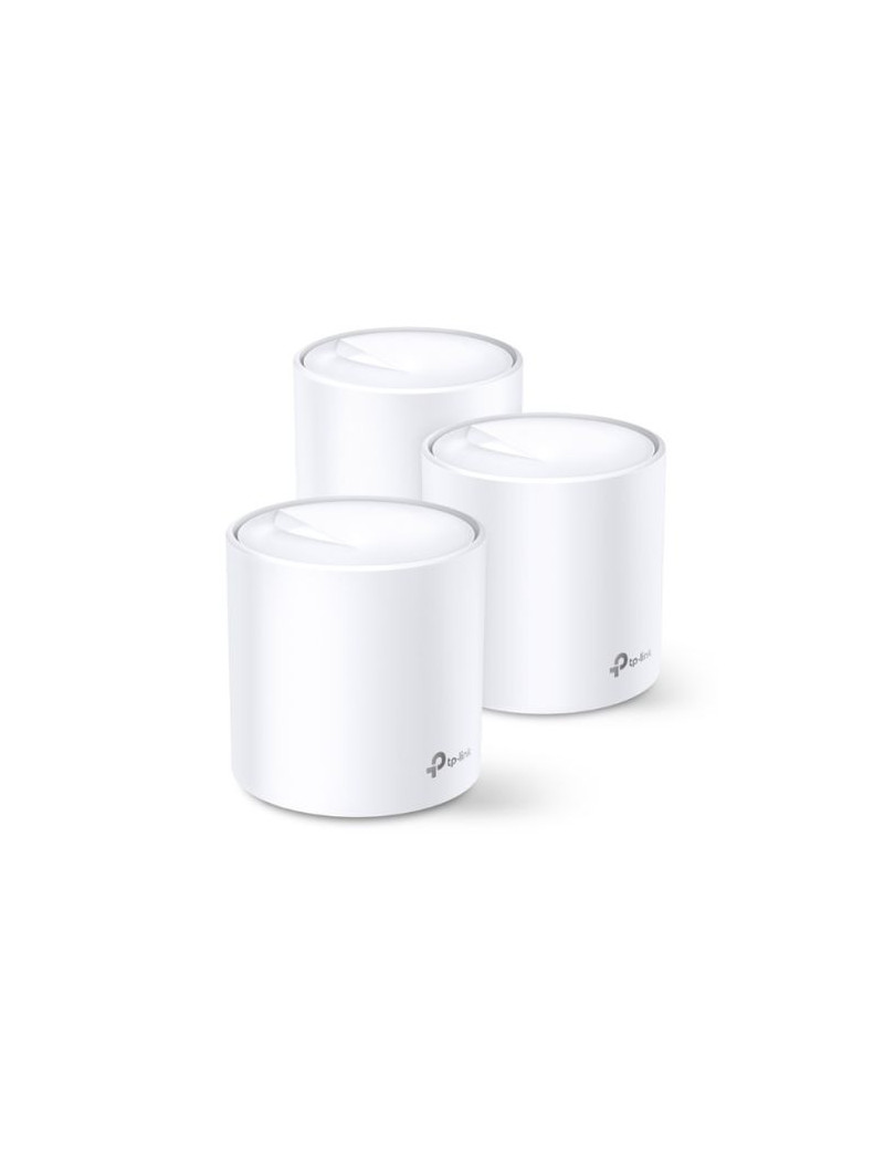 TP-LINK (DECO X20) Whole Home Mesh Wi-Fi 6 System  3 Pack  Dual Band AX1800  OFDMA & MU-MIMO