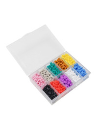 DeepCool PIXEL 10 Customisable Silicone Bits- Create Vibrant 8-Bit Mosaic Artwork with 10 Colour Options  Compatible with Multiple DeepCool Cases