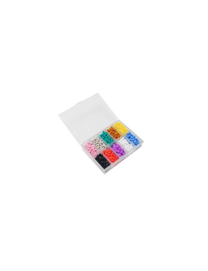 DeepCool PIXEL 10 Customisable Silicone Bits- Create Vibrant 8-Bit Mosaic Artwork with 10 Colour Options  Compatible with Multiple DeepCool Cases