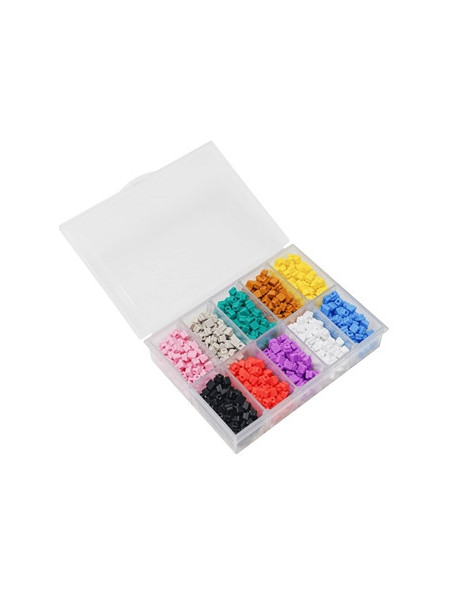 DeepCool PIXEL 10 Customisable Silicone Bits- Create Vibrant 8-Bit Mosaic Artwork with 10 Colour Options  Compatible with Multiple DeepCool Cases