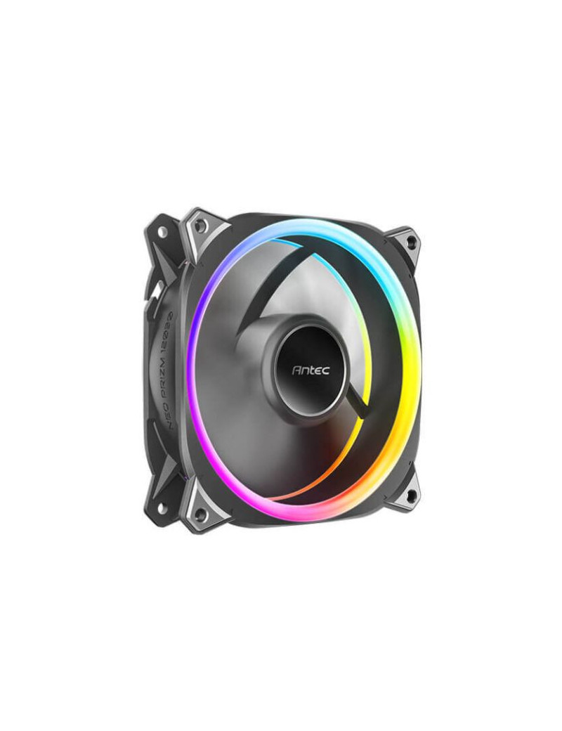 Antec Neo Prizm T3 120 ARGB PWM 12cm Case Fan  30mm Thick  Hydro Bearing  600-2000 RPM  Black