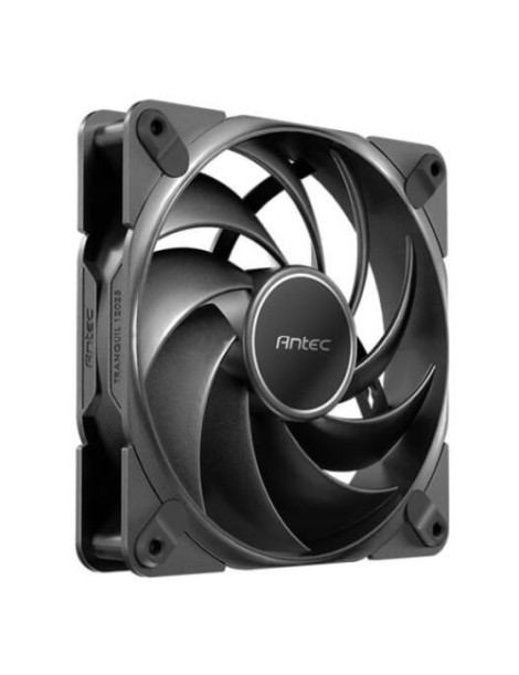 Antec Tranquil 120 PWM 12cm Case Fan  Fluid Dynamic Bearing  Daisy-Chain 4-Pin  400-2000 RPM  Black