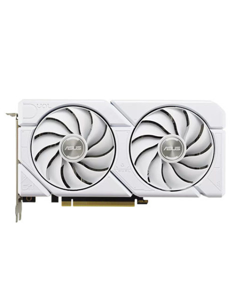 Asus DUAL RTX4070 SUPER EVO OC  PCIe4  12GB DDR6X  HDMI  3 DP  2550MHz Clock  Overclocked  White