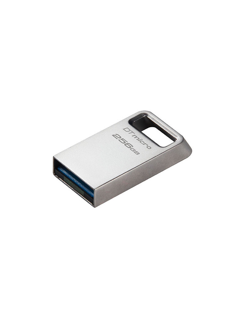 Kingston 256GB DataTraveler Micro Ultra-Small USB 3.2 Gen1 Memory Pen  Capless  Metal Casing  200MB/s