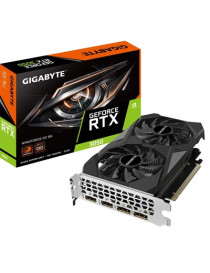 Gigabyte NVIDIA GeForce RTX 3050 WINDFORCE OC 6G Graphics Card  6GB GDDR6  2304 CUDA Cores  1477 MHz Core Clock  Dual Fan  2x DisplayPorts / 2x HDMI Ports