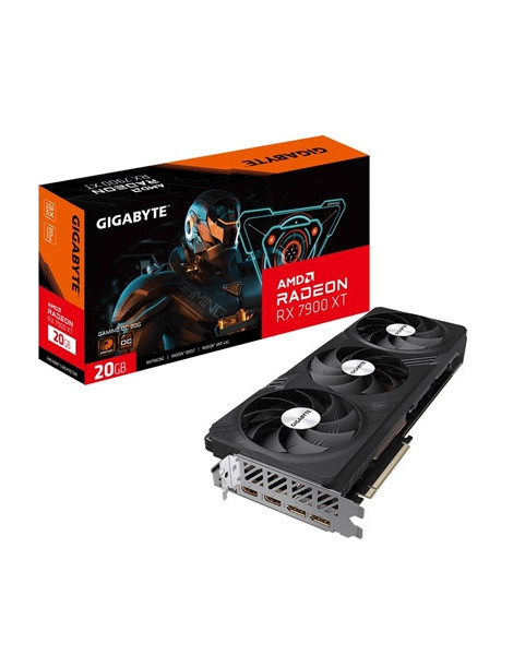 Gigabyte AMD Radeon RX RX 7900 XT GAMING OC 20G Graphics Card  20GB GDDR6  5376 Streams  2535 MHz Boost Clock  Triple Fan  RGB  2x DisplayPorts / 2x HDMI Ports