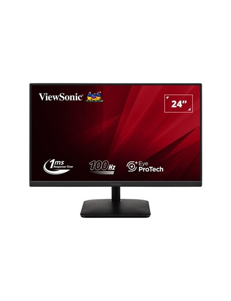 Viewsonic VA2408-MHDB 24 Inch IPS Monitor  Full HD  100Hz  1ms  USB Hub  VGA  HDMI  Displayport  VESA  Speakers