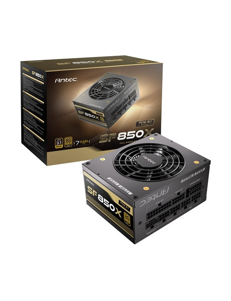 Antec SF850X 850W Power Supply - 80 PLUS Gold Certified  Fully Modular  SFX 4.1  ATX 3.1  PCIe 5.1 Ready