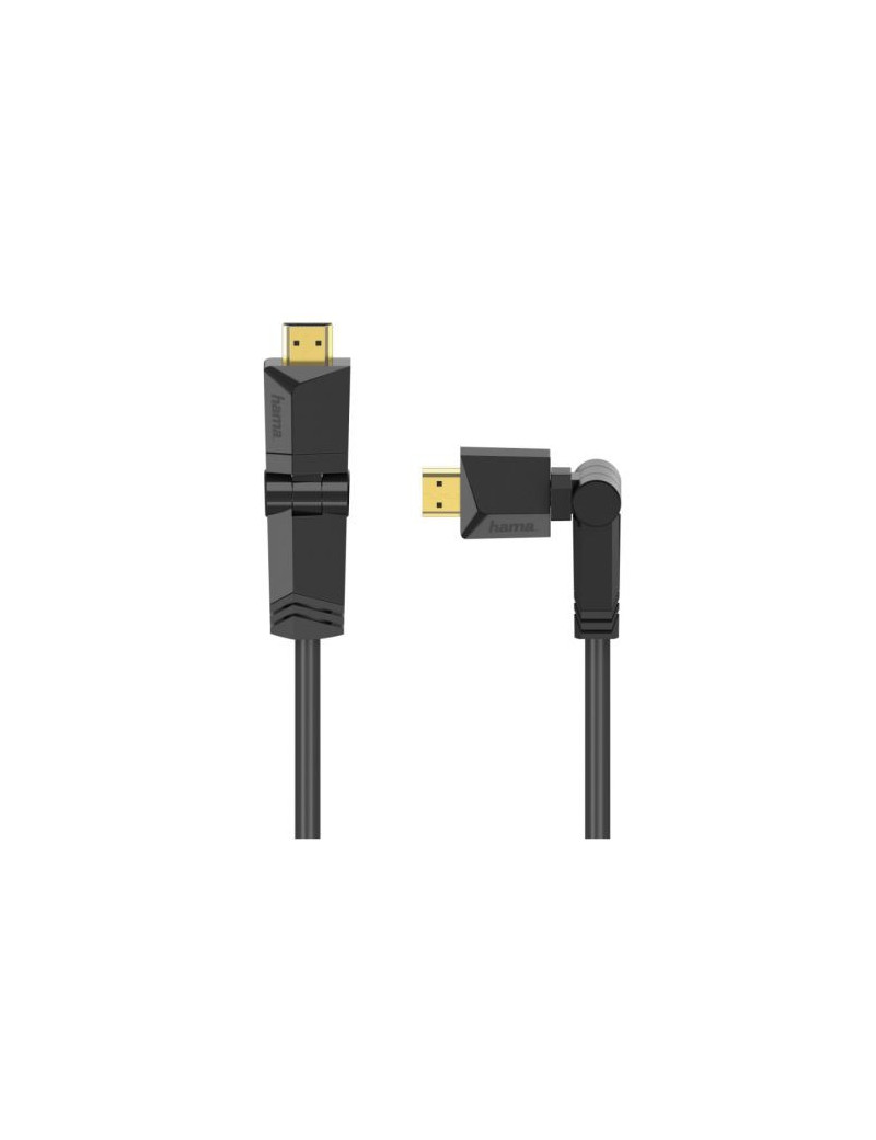 Hama High-Speed HDMI Cable w/ Rotatable Plugs - Male to Male  1.5 Metre