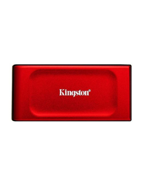 Kingston XS1000 1TB Pocket Size External SSD  USB 3.2 Gen2 Type-A  Red