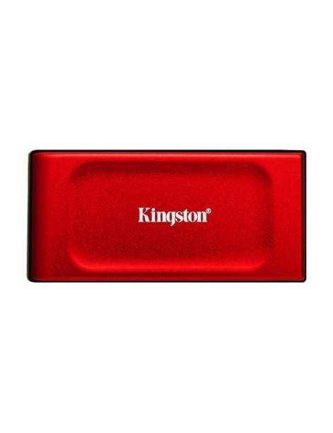 Kingston XS1000 2TB Pocket Size External SSD  USB 3.2 Gen2 Type-A  Red