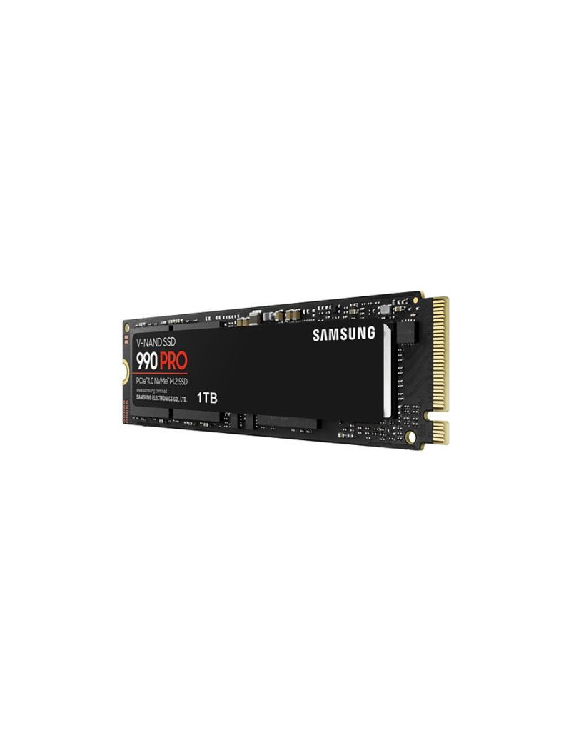 Samsung 1TB 990 PRO M.2 NVMe Gen4 SSD  M.2 2280  PCIe 4.0  V-NAND  R/W 7450/6900 MB/s  1200K/1550K IOPS