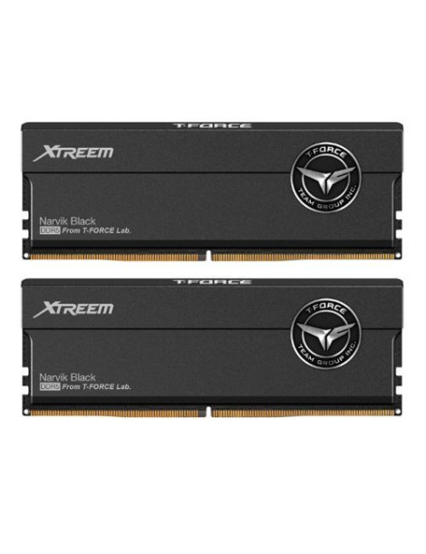 Team T-Force Xtreem 48GB Kit (2 x 24GB)  DDR5  8000MHz (PC5-64000)  CL38  ECC  XMP 3.0  PMIC  DIMM Memory  Black