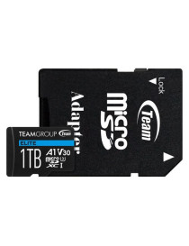 Team 1TB Elite A1 Micro SDXC Card with SD Adapter  UHS-I Class 3  U3  A1 App Performance  100MB/s