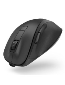 Hama MW-500 Rechargeable Optical Wireless Mouse  1600 DPI  Ergonomic  Thumb Rest  Up to 75 Days Battery  Black