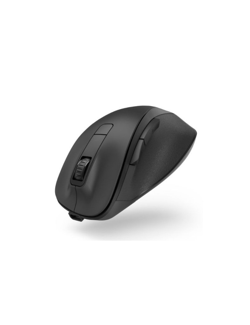 Hama MW-500 Rechargeable Optical Wireless Mouse  1600 DPI  Ergonomic  Thumb Rest  Up to 75 Days Battery  Black