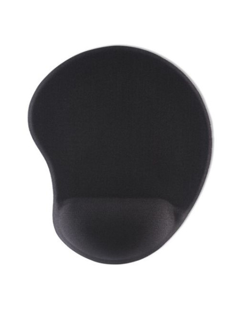 Hama Ergo Mouse Pad  Memory Foam Wrist Rest  Non-Slip Base  215 x 255 x 21 mm  Black