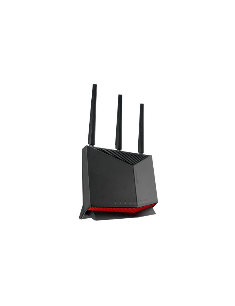 Asus (RT-BE86U) BE6800 Dual Band Wi-Fi 7 Gigabit Router  10G WAN/LAN  2.5G Ports  4K-QAM  MLO  AiMesh  20G WAN/LAN Capacity