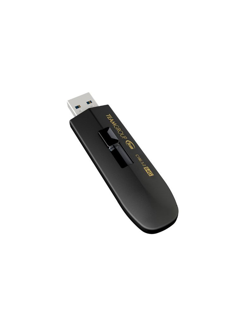 Team 64GB C186 USB 3.2 Gen1 Memory Pen  Retractable Design