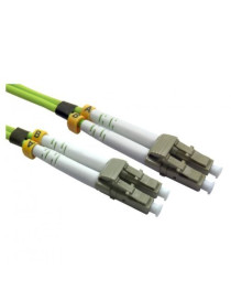 Spire OM5 LC-LC Multimode Fibre Optic Cable  5 Metres  Lime Green