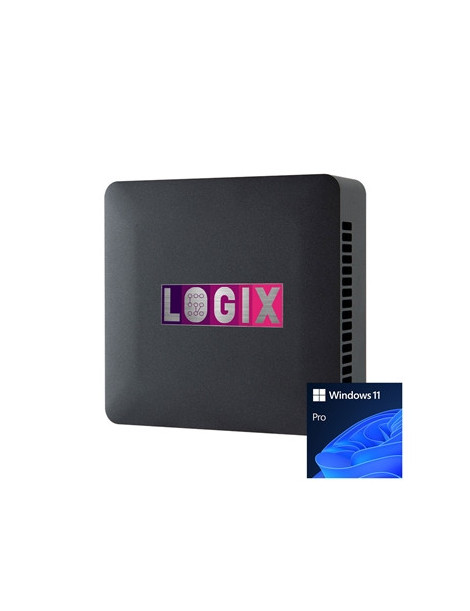 LOGIX Intel Core i5-1335U 4.6GHz 10 Core CPU  1 x DDR4 16GB SO-DIMM  500GB Kingston NVMe  Wireless AX & Bluetooth 5.2 Windows 11 Pro - Pre-Built