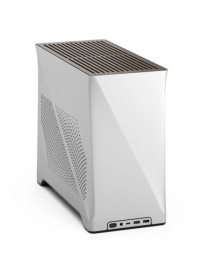 Fractal Design Era 2 ITX (Silver) Compact Case w/ Walnut Top  Mini ITX  Requires SFX/SFX-L PSU  2 Fans  3-Slot GPU & 280mm Radiator Support  USB-C