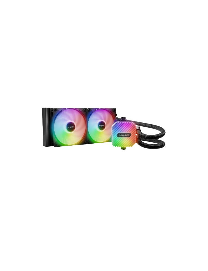 Be Quiet! Light Loop 240mm ARGB Liquid CPU Cooler  2x Light Wings LX PWM Fans  ARGB Cooling Block  ARGB-PWM-Hub