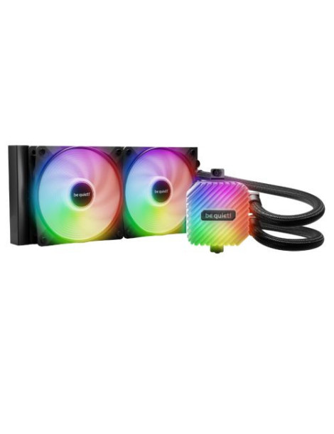 Be Quiet! Light Loop 240mm ARGB Liquid CPU Cooler  2x Light Wings LX PWM Fans  ARGB Cooling Block  ARGB-PWM-Hub