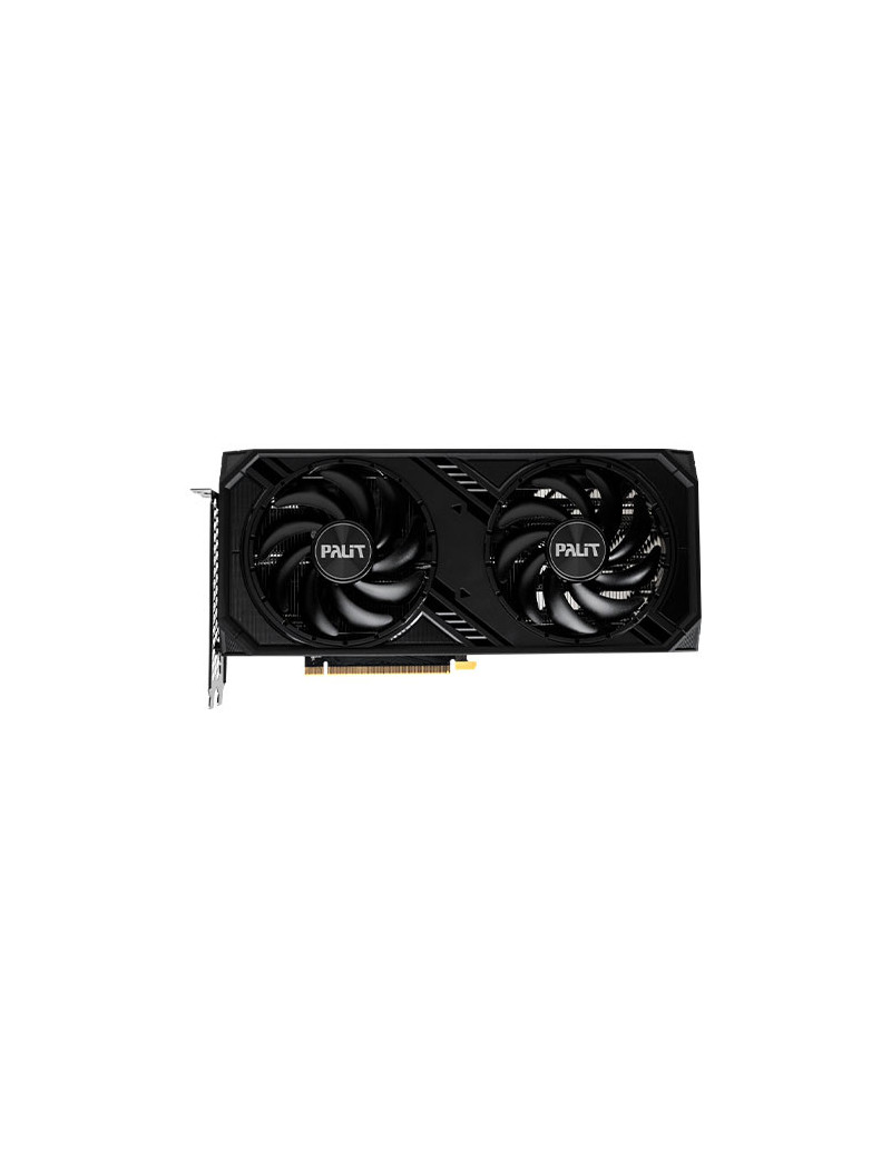 Palit RTX4070 DUAL OC 12GB DDR6  HDMI  3 DP  2505MHz Clock  Overclocked  RGB Lighting