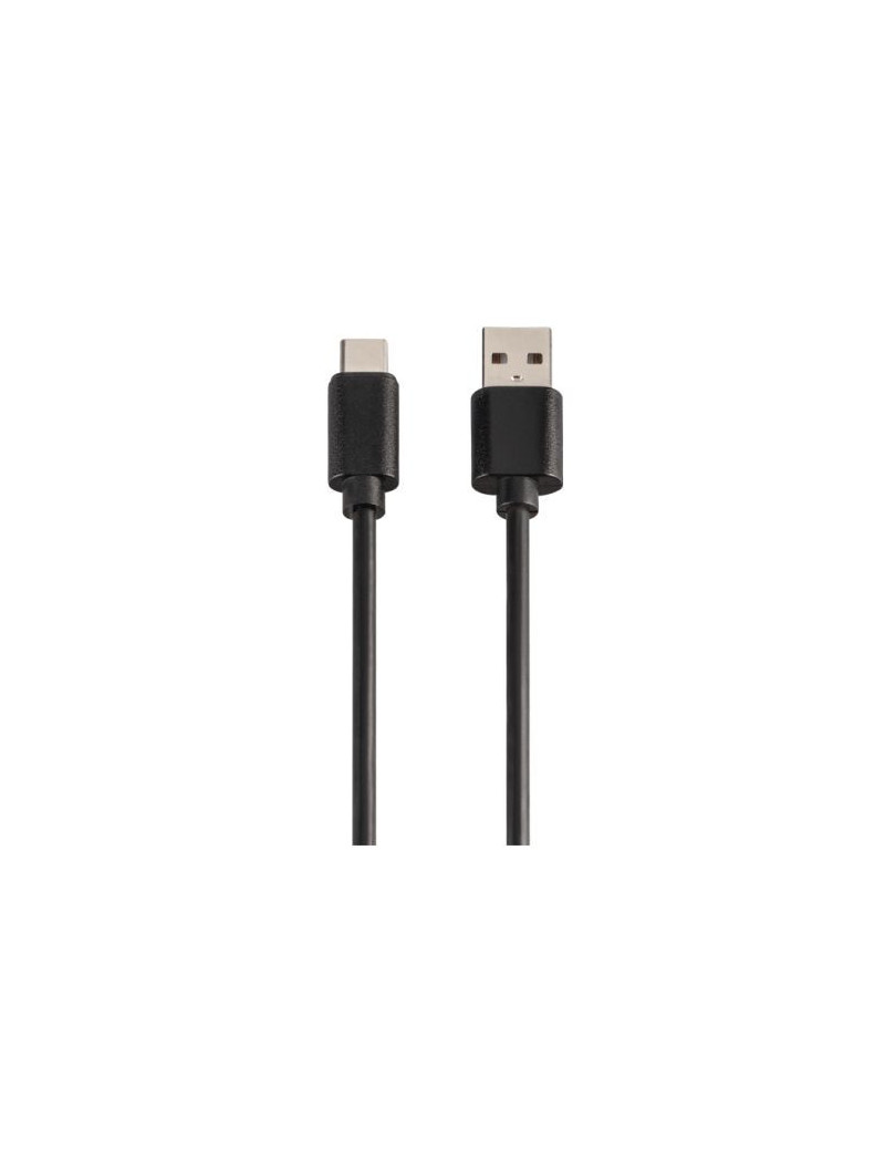 Hama USB-A to USB-C Cable  USB 2.0  0.9 Metre  Black