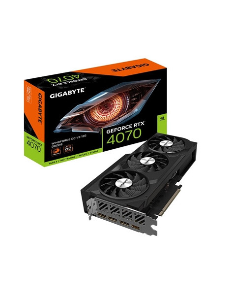 Gigabyte Nvidia GeForce RTX 4070 WINDFORCE OC V2 12GB Graphics Card