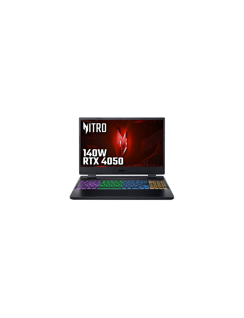 Acer Nitro 5 AN515-58-582F Gaming Laptop  15.6 Inch FHD Screen  Intel Core i5-12450H 12th Gen Processor  NVIDIA GeForce RTX 4050  8GB RAM  512GB SSD  Windows 11 Home