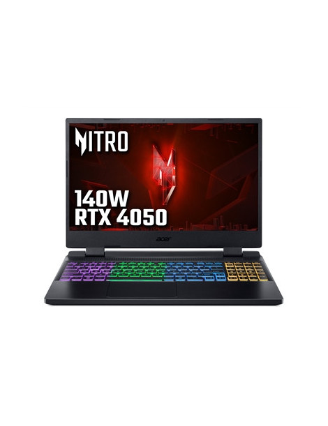 Acer Nitro 5 AN515-58-582F Gaming Laptop  15.6 Inch FHD Screen  Intel Core i5-12450H 12th Gen Processor  NVIDIA GeForce RTX 4050  8GB RAM  512GB SSD  Windows 11 Home