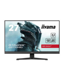 iiyama G-Master GB2770HSU-B6 Red Eagle 27 Inch Monitor Gaming Monitor  Black  Ultra Slim Bezel  Fast IPS IGZO  180Hz  0.2ms  FreeSync  HDMI  Display Port  USB Hub  Height Adjustable  Pivot  VESA