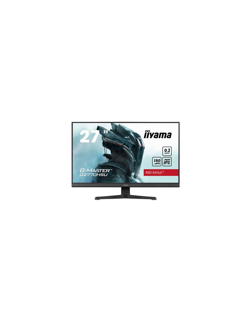 iiyama G-Master GB2770HSU-B6 Red Eagle 27 Inch Monitor Gaming Monitor  Black  Ultra Slim Bezel  Fast IPS IGZO  180Hz  0.2ms  FreeSync  HDMI  Display Port  USB Hub  Height Adjustable  Pivot  VESA