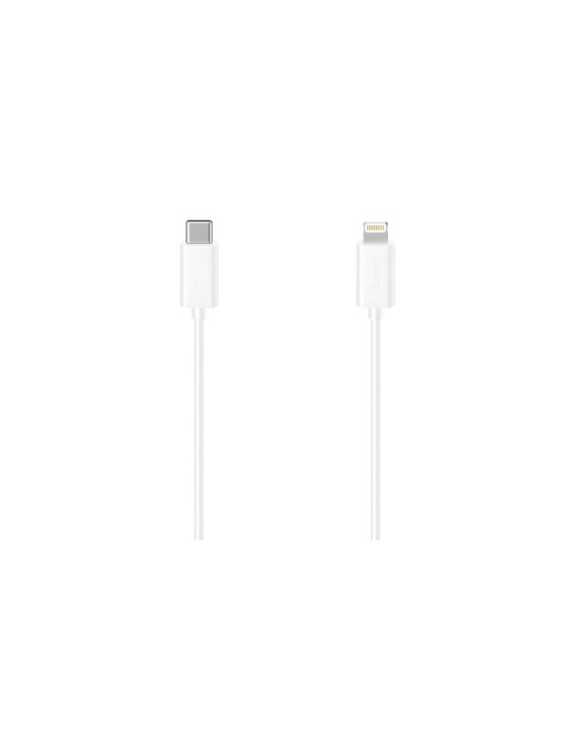 Hama Charging/Data USB-C to Lightning Cable  480Mbps  1.5 Metre  White