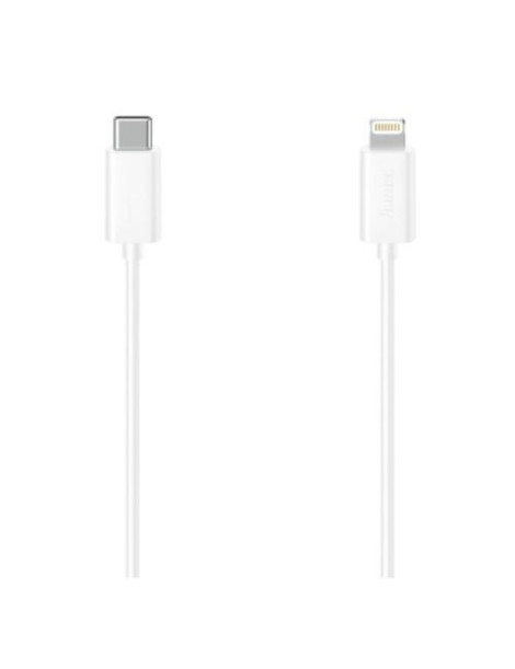 Hama Charging/Data USB-C to Lightning Cable  480Mbps  1.5 Metre  White