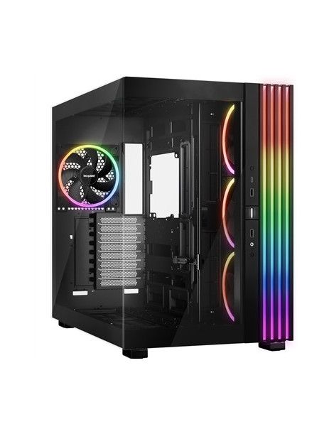 be-quiet! Light Base 900 FX  Black  Full Tower E-ATX Case  Massive ARGB LED Strip  Full Windowed Design  4 Light Wings 140mm PWM fans included