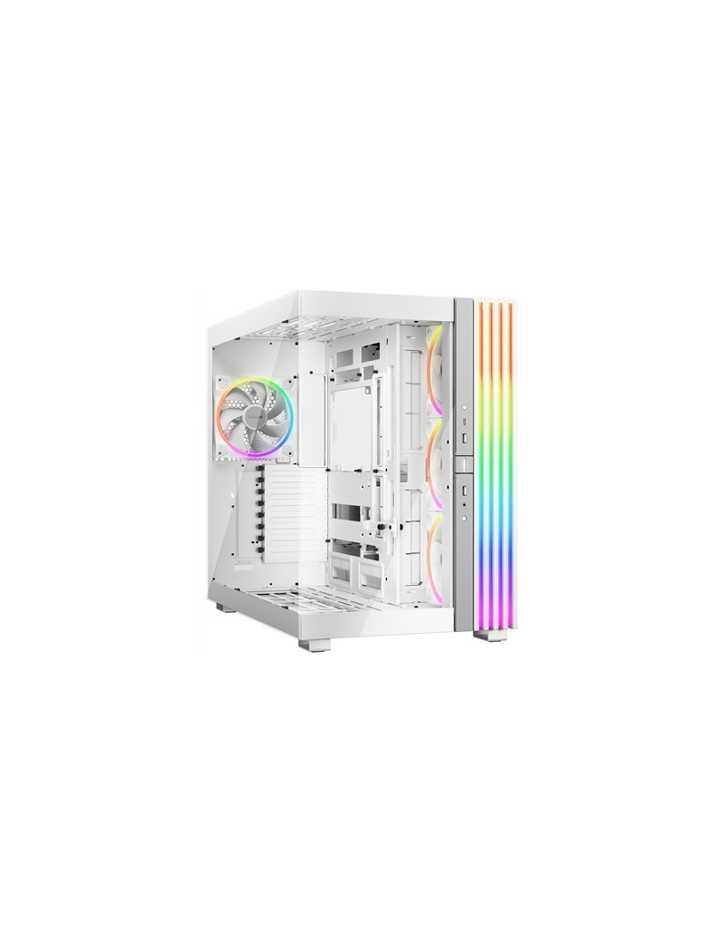 be-quiet! Light Base 900 FX  White  Full Tower E-ATX Case  Massive ARGB LED Strip  Full Windowed Design  4 Light Wings 140mm PWM fans included