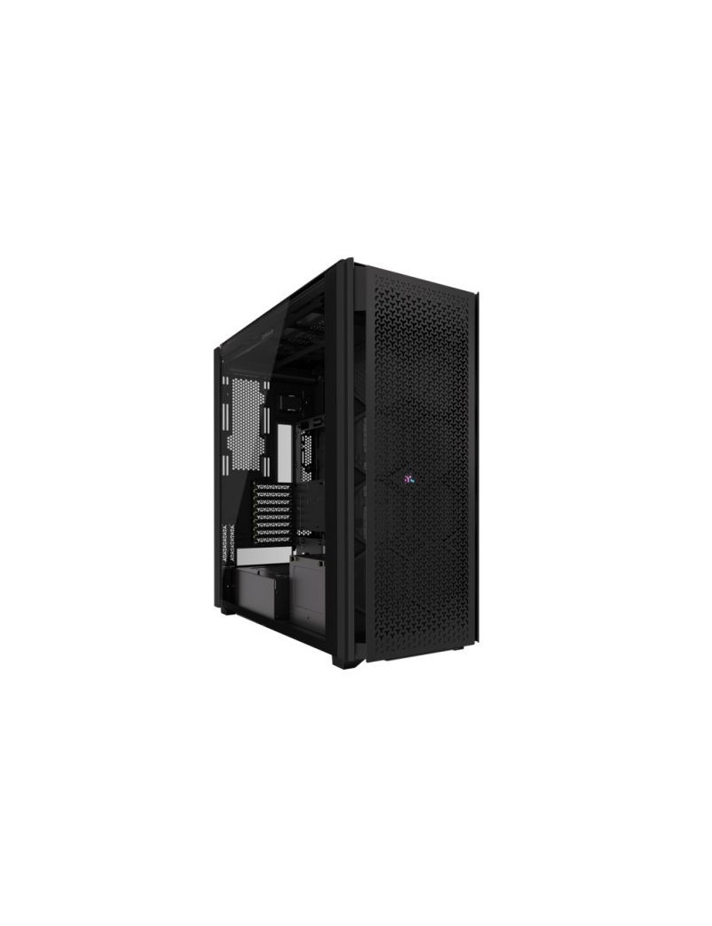 Corsair iCUE LINK 9000D RGB Airflow Gaming Case w/ Glass Side  E-ATX  Dual System  Up to 18 Fans  InfiniRail Fan Mounting  iCUE LINK Hub  USB-C   Asus BTF Compatible  Black