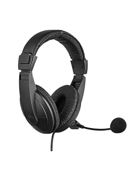 Sandberg USB Headset with Boom Mic  40mm Drivers   In-Line Volume Controls  5 Year Warranty