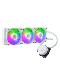 Cooler Master MasterLiquid 360L Core ARGB 360mm Liquid CPU Cooler  3x ARGB PWM Fans  RGB Pump Head  White