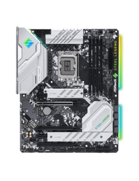 Asrock Z690 STEEL LEGEND  Intel Z690  1700  ATX  4 DDR4  HDMI  DP  PCIe5  2.5GB LAN  RGB  3x M.2