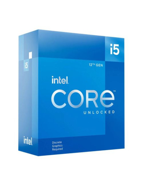 Intel Core i5-12600KF CPU  1700  3.7 GHz (4.9 Turbo)  10-Core  125W (150W Turbo)  10nm  20MB Cache  Overclockable  Alder Lake  No Graphics  NO HEATSINK/FAN