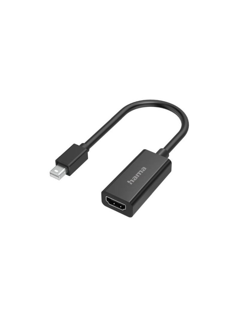 Hama Mini DisplayPort Male to HDMI Female Converter Cable  Black