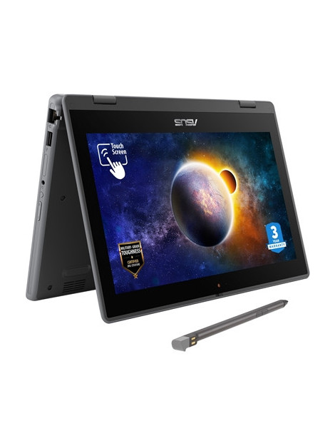 ASUS Flip BR1100F-CS81XA-3Y Laptop  11.6 Inch Touch Screen  Intel Celeron N4500 Processor  8GB RAM  128GB SSD  Windows 11 Pro Academic with 3 Year Warranty