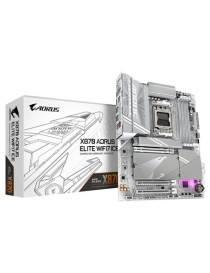 Gigabyte X870 AORUS ELITE WIFI7 ICE AMD AM5 Socket Motherboard  ATX  4x DDR5 Slots  4x M.2 Sockets  3x USB-C Port  Fitted I/O Shield  2.5GbE LAN  Wi-Fi 7  2x HDMI Port / 2x USB-C (USB4)