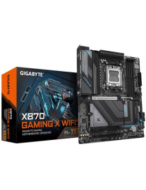 Gigabyte X870 GAMING X WIFI7 AMD AM5 Socket Motherboard  ATX  4x DDR5 Slots  3x M.2 Sockets  3x USB-C Port  Fitted I/O Shield  2.5GbE LAN  Wi-Fi 7  1x HDMI Port / 2x USB-C (USB4)