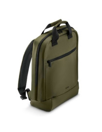 Hama Ultra Lightweight Laptop Backpack  Up to 14.1“  Padded Compartment  Front Pocket  Trolley Strap  Water-Repellent  Eco-Friendly  Olive Green